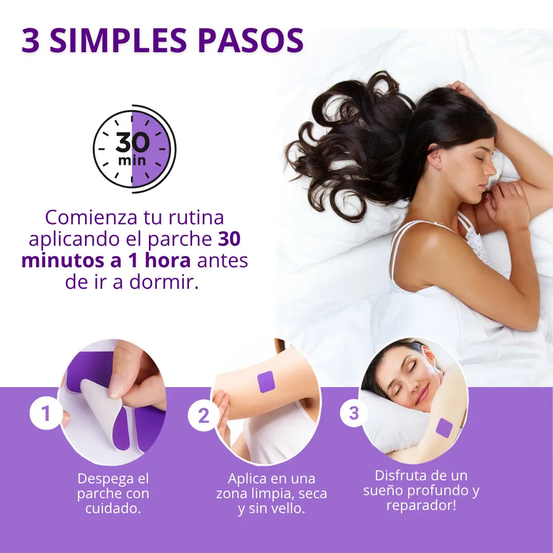 Parches para Dormir con Ingredientes Naturales 🌙 (30 Unidades)