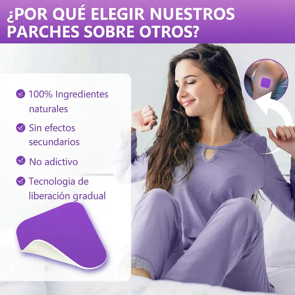 Parches para Dormir con Ingredientes Naturales 🌙🪻